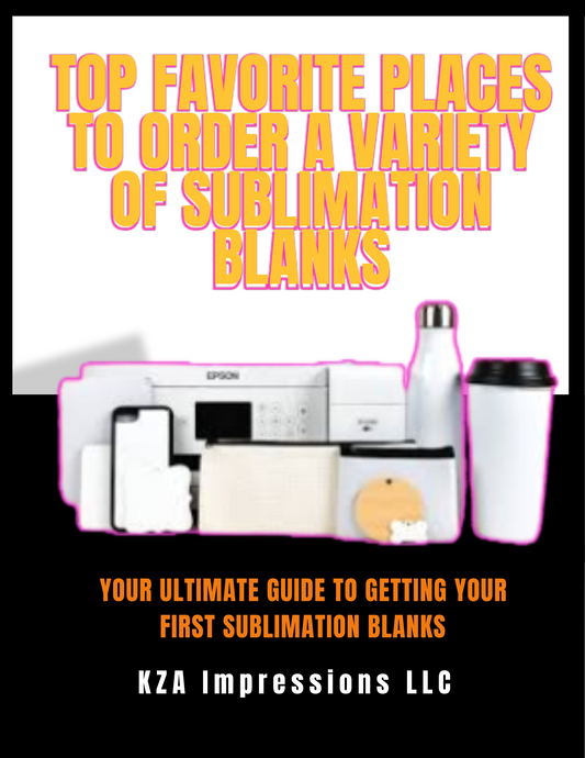 Top Places To Order Sublimation Blanks Ebook